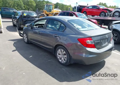 2012 Honda Civic Lx из США, поврежденный, VIN 19XFB2F55CE046597